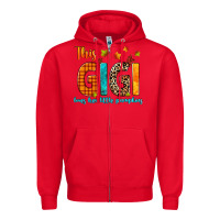 Red this gigi loves her little pumpkins Zipper Hoodie - texasbilliewilder