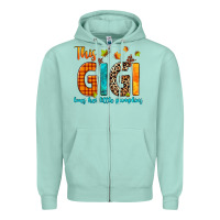 Seafoam this gigi loves her little pumpkins Zipper Hoodie - texasbilliewilder