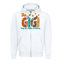 White this gigi loves her little pumpkins Zipper Hoodie - texasbilliewilder