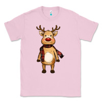 Bubblegum Pink cute reindeer Classic Tee - RanaPortraitStore