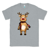 Heather Grey cute reindeer Classic Tee - RanaPortraitStore