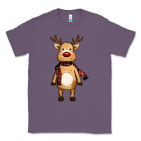 Lavender cute reindeer Classic Tee - RanaPortraitStore