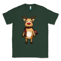 Sports Green cute reindeer Classic Tee - RanaPortraitStore