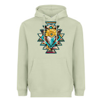Matcha cowhide leopard bull skull aztec Heavyweight Hoodie - JahusDesignShop