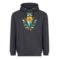 Smoke cowhide leopard bull skull aztec Heavyweight Hoodie - JahusDesignShop