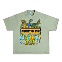 Oil Green mommy of the birthday boy Urban Heavy Tee - MaliasSmallBusiness