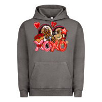 Pigment Tornado xo xo with leopard and cowhide heart Urban Hoodie - NancyCooperArtShop