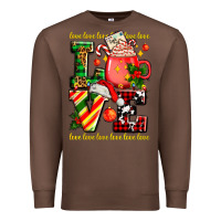Chestnut love with coffee cup and christmas lights Premium Sweatshirt - AdoDesignShop