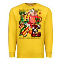Lemon love with coffee cup and christmas lights Premium Sweatshirt - AdoDesignShop