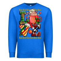 True Royal love with coffee cup and christmas lights Premium Sweatshirt - AdoDesignShop