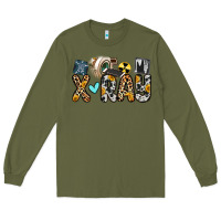 Army Green x ray Long Sleeve Tee - Zillion Design Studio