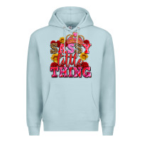Blue Mist sassy little thing with crown Premium Hoodie - AdoDesignShop