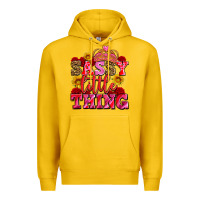 Lemon sassy little thing with crown Premium Hoodie - AdoDesignShop