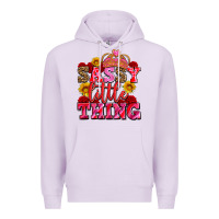 Lilac sassy little thing with crown Premium Hoodie - AdoDesignShop
