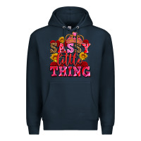 Navy sassy little thing with crown Premium Hoodie - AdoDesignShop