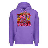 Purple sassy little thing with crown Premium Hoodie - AdoDesignShop