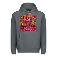 Rock sassy little thing with crown Premium Hoodie - AdoDesignShop