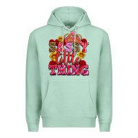 Seafoam sassy little thing with crown Premium Hoodie - AdoDesignShop