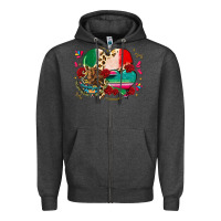 Charcoal Heather mexican hearts Zipper Hoodie - CTS Tumbler Store