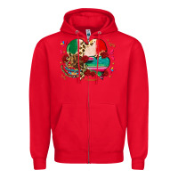 Red mexican hearts Zipper Hoodie - CTS Tumbler Store