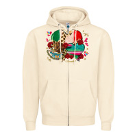 Sandshell mexican hearts Zipper Hoodie - CTS Tumbler Store