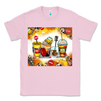 Bubblegum Pink bus driver coffee cups Classic Tee - Zillion Design Studio