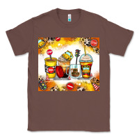 Chestnut bus driver coffee cups Classic Tee - Zillion Design Studio