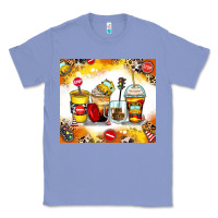Colony Blue bus driver coffee cups Classic Tee - Zillion Design Studio