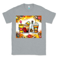 Heather Grey bus driver coffee cups Classic Tee - Zillion Design Studio