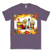 Lavender bus driver coffee cups Classic Tee - Zillion Design Studio