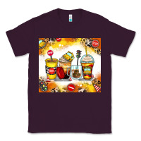 Plum bus driver coffee cups Classic Tee - Zillion Design Studio