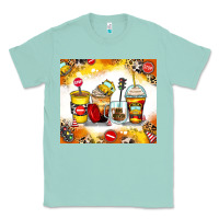 Seafoam bus driver coffee cups Classic Tee - Zillion Design Studio