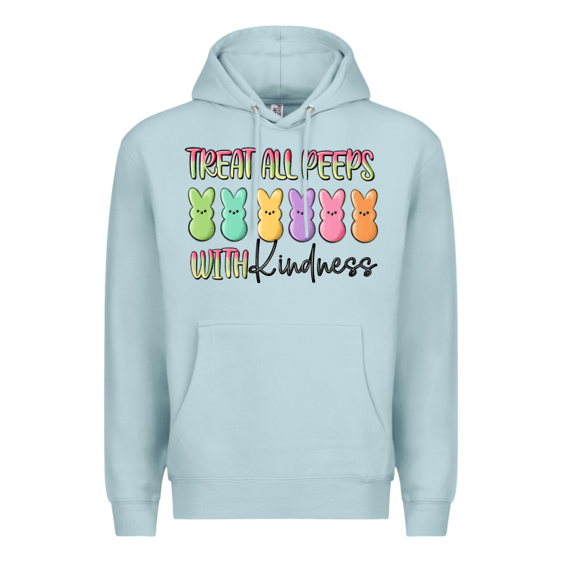 Treat All Peeps With Kindness Premium Hoodie by MaliasSmallBusiness | Teevron