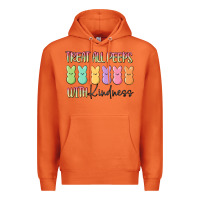 Carrot treat all peeps with kindness Premium Hoodie - MaliasSmallBusiness