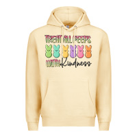 Pina Colada treat all peeps with kindness Premium Hoodie - MaliasSmallBusiness