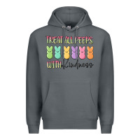Rock treat all peeps with kindness Premium Hoodie - MaliasSmallBusiness
