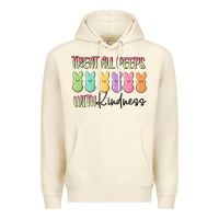 Sandshell treat all peeps with kindness Premium Hoodie - MaliasSmallBusiness