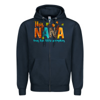 Navy this nana loves her little pumpkins Zipper Hoodie - texasbilliewilder