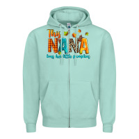 Seafoam this nana loves her little pumpkins Zipper Hoodie - texasbilliewilder