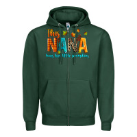 Sports Green this nana loves her little pumpkins Zipper Hoodie - texasbilliewilder