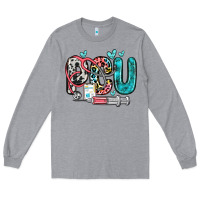 Heather Grey pcu Long Sleeve Tee - Zillion Design Studio