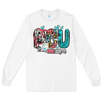 White pcu Long Sleeve Tee - Zillion Design Studio