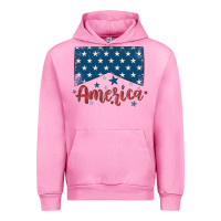 Fuchsia Pink America Urban Hoodie - MaliasSmallBusiness