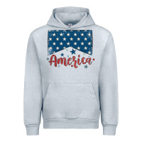Heather Grey America Urban Hoodie - MaliasSmallBusiness