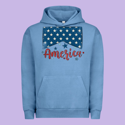 America Urban Hoodie Designed By Maliassmallbusiness