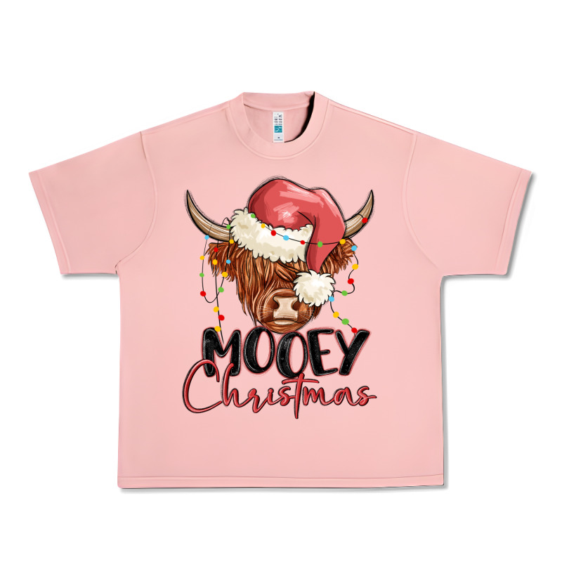 Mooey Christmas Urban Heavy Tee by MaliasSmallBusiness | Teevron