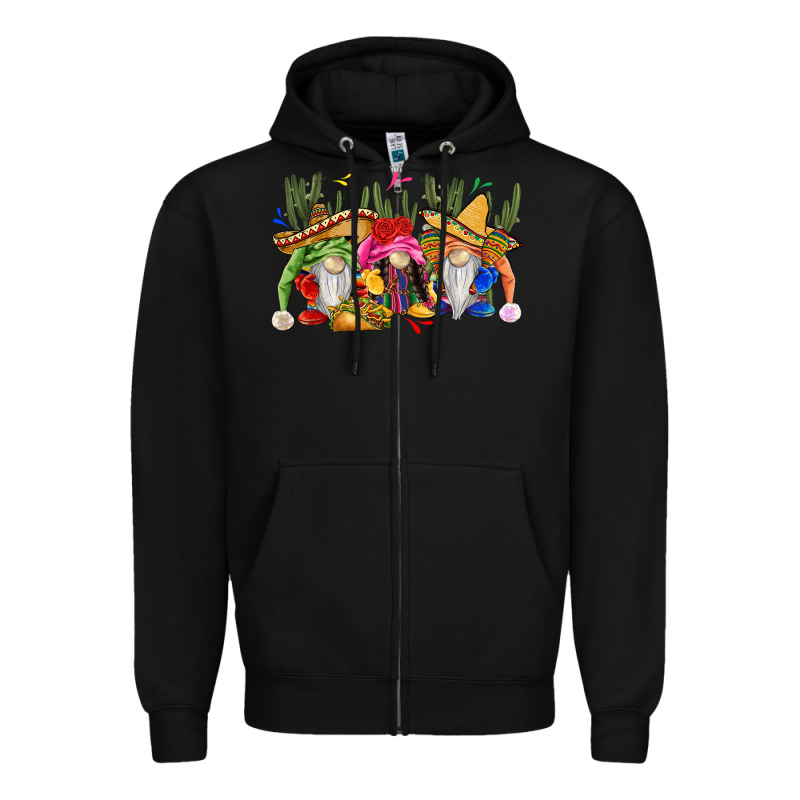 Mexican Gnomes Zipper Hoodie by CTS Tumbler Store | Teevron