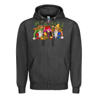Charcoal Heather mexican gnomes Zipper Hoodie - CTS Tumbler Store