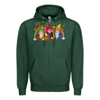 Sports Green mexican gnomes Zipper Hoodie - CTS Tumbler Store