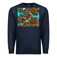 Navy rodeo cowboy tumbler Premium Sweatshirt - JahusDesignShop